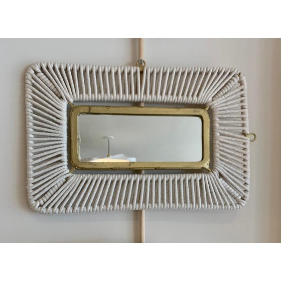 Miroir Rectangle Corde