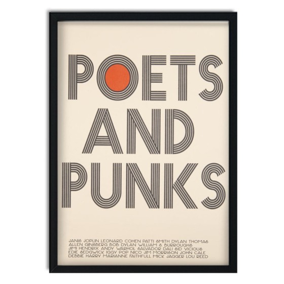 Affiche Poets and Punks 30x42