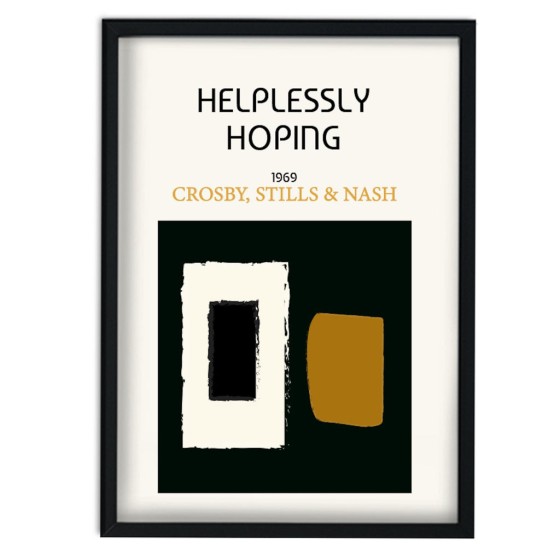 Affiche Helplessy Hoping 30x42
